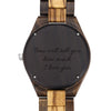 Men's Engraved Wooden Photo Watch Wooden Strap 45mm-3