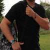 Father's Day Gift - Personalized Engraved Watch, Photo Watch With Black Leather Strap 40mm-4
