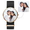 Men's Luminous Pointe Watch Photo Watch With Black Strap