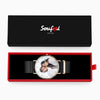 Men's Luminous Pointe Watch Photo Watch With Black Strap-3