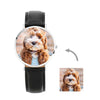 Women's Engraved Alloy Bracelet Photo Watch 36mm-8