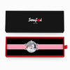 Women's Engraved Photo Watch Pink Leather Strap 36mm-9