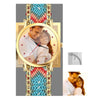 Women's Gold Photo Watch Braided Color Rope Strap 40mm
