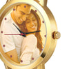 Women's Gold Photo Watch Braided Color Rope Strap 40mm-2