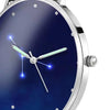 Women's Watch 36mm-Cancer Constellation Watch With Luminous Pointer Alloy Bracelet-3