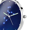 Women's Watch 36mm-Leo Constellation Watch With Luminous Pointer Alloy Bracelet-4