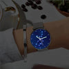 Women's Watch 36mm-Virgo Constellation Watch With Luminous Pointer Alloy Bracelet-1