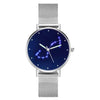 Women's Watch 36mm-Scorpio Constellation Watch With Luminous Pointer Alloy Bracelet-3
