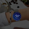 Women's Watch 36mm-Sagittarius Constellation Watch With Luminous Pointer Alloy Bracelet-1