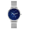 Women's Watch 36mm-Aquarius Constellation Watch With Luminous Pointer Alloy Bracelet-3