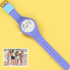 Women's Silicone Engraved Photo Apple Watch 41mm Purple Bands-Sketch-2