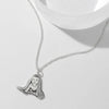 Women's Photo Engraved Tag Necklace Silver-3